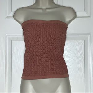 Free People Pink Honeycomb Tube Top Intimately Free People